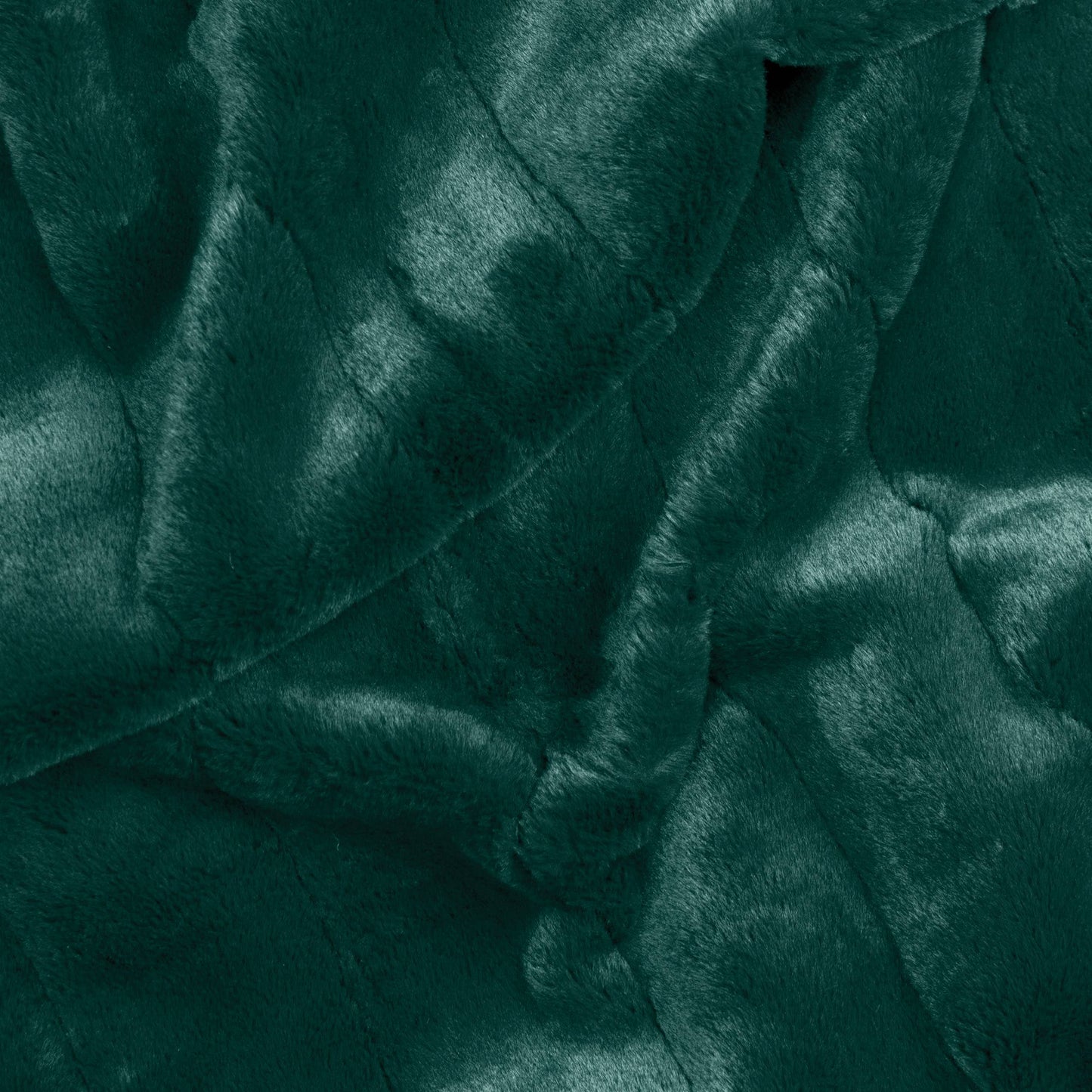 Empress Faux Fur Throw Emerald - Bridgnorth Furniture