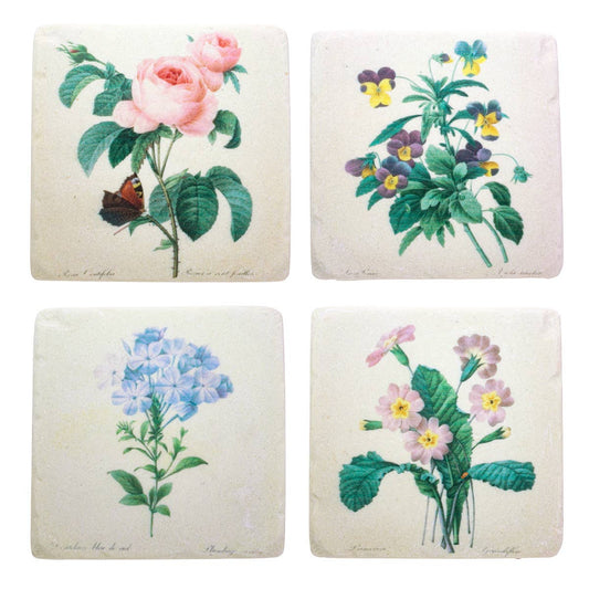 Vintage Flower Coasters (Set of 4) - Bridgnorth Furniture