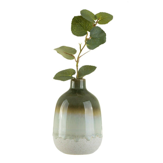 Mojave Glaze Green Vase - Bridgnorth Furniture