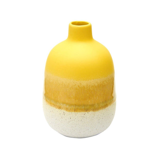 Mojave Glaze Yellow Vase - Bridgnorth Furniture