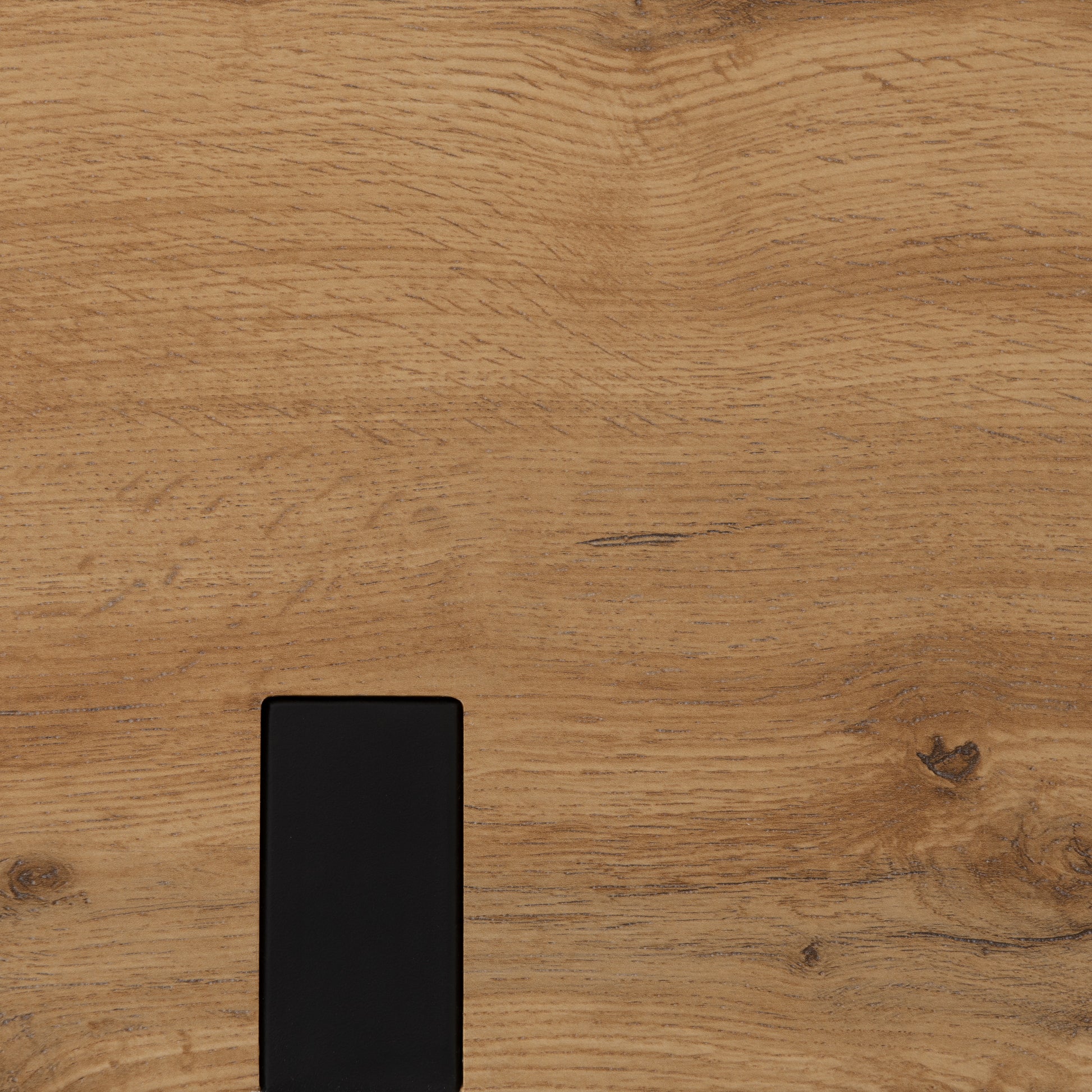 Treviso Dining Table Light Oak Effect/Black - Bridgnorth Furniture