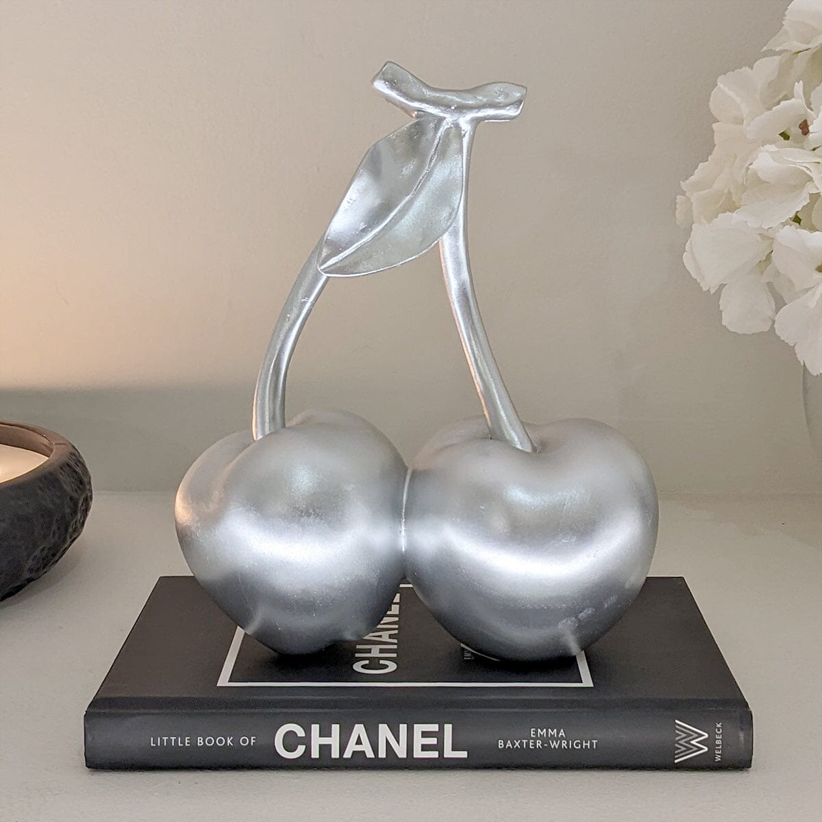 Silver Decorative Cherry Ornament - Bridgnorth Furniture