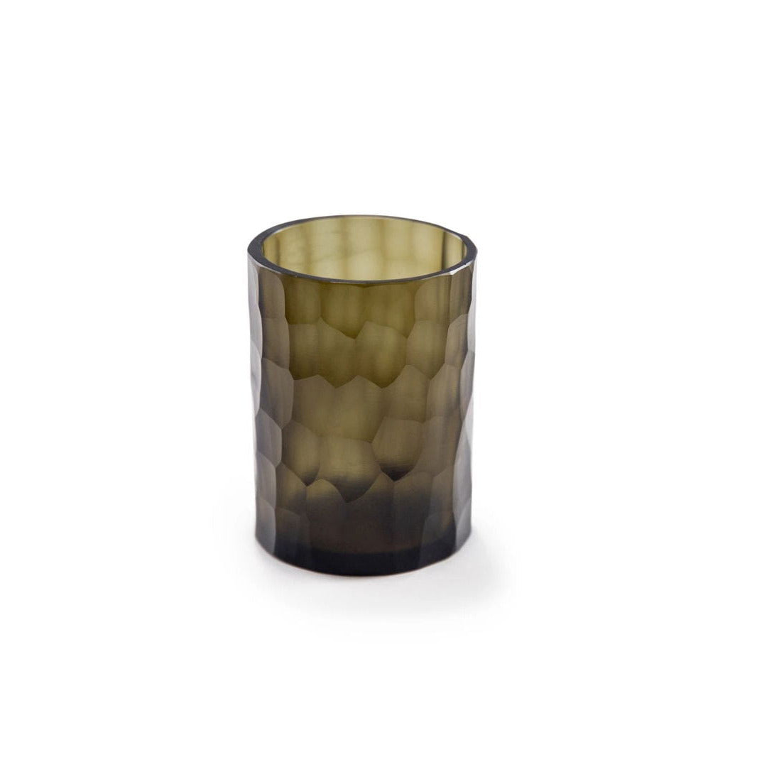 LAZULI CANDLEHOLDER - H10 D8 cm - INDIGO SMOKE - Bridgnorth Furniture