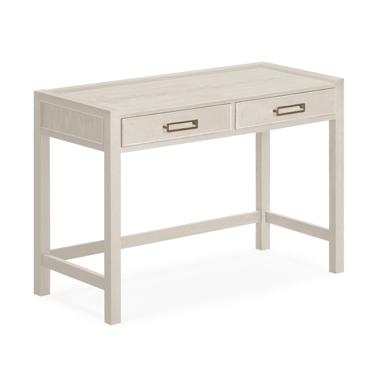 Soho Cream Oak Veneer 2 Drawer Dressing Table - Bridgnorth Furniture
