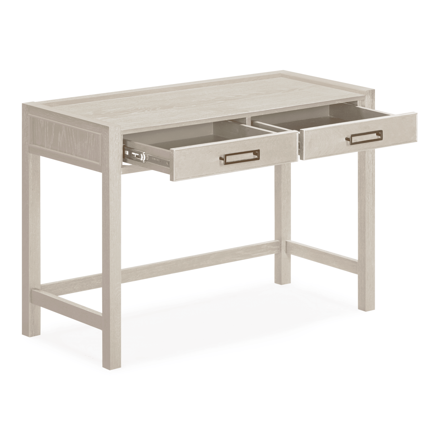 Soho Cream Oak Veneer 2 Drawer Dressing Table - Bridgnorth Furniture