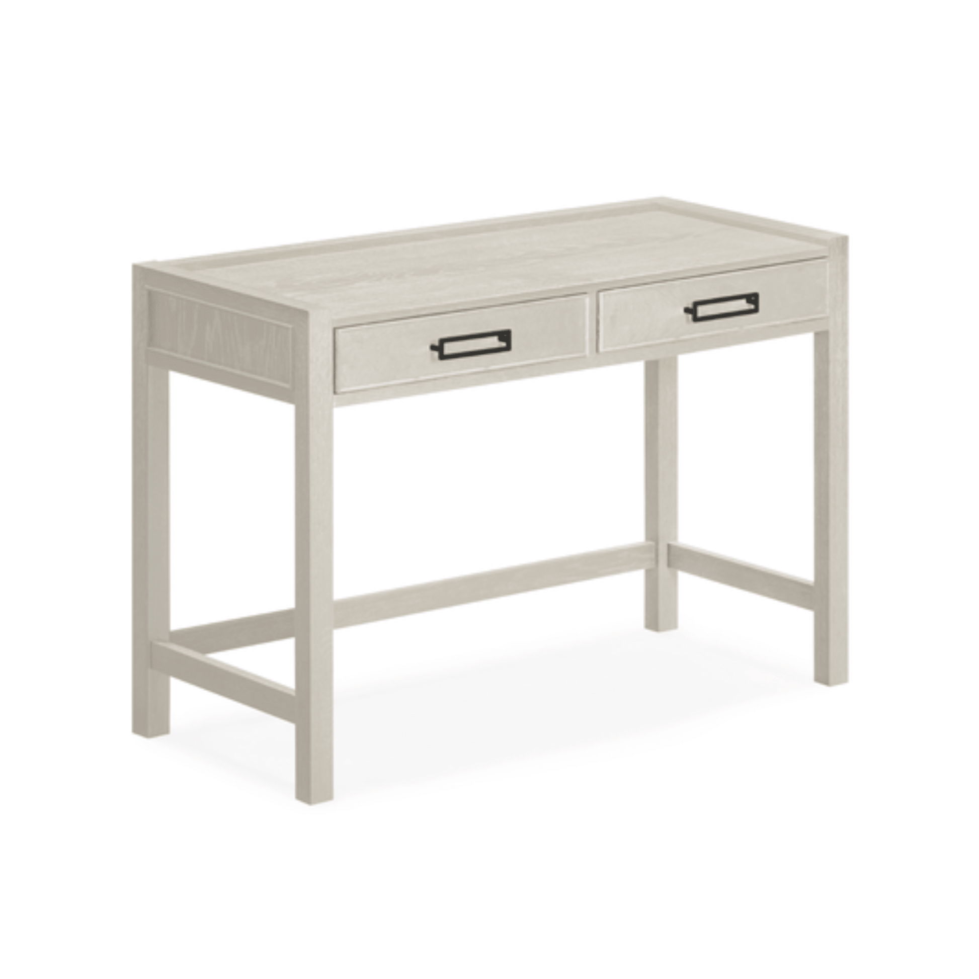 Soho Cream Oak Veneer 2 Drawer Dressing Table - Bridgnorth Furniture