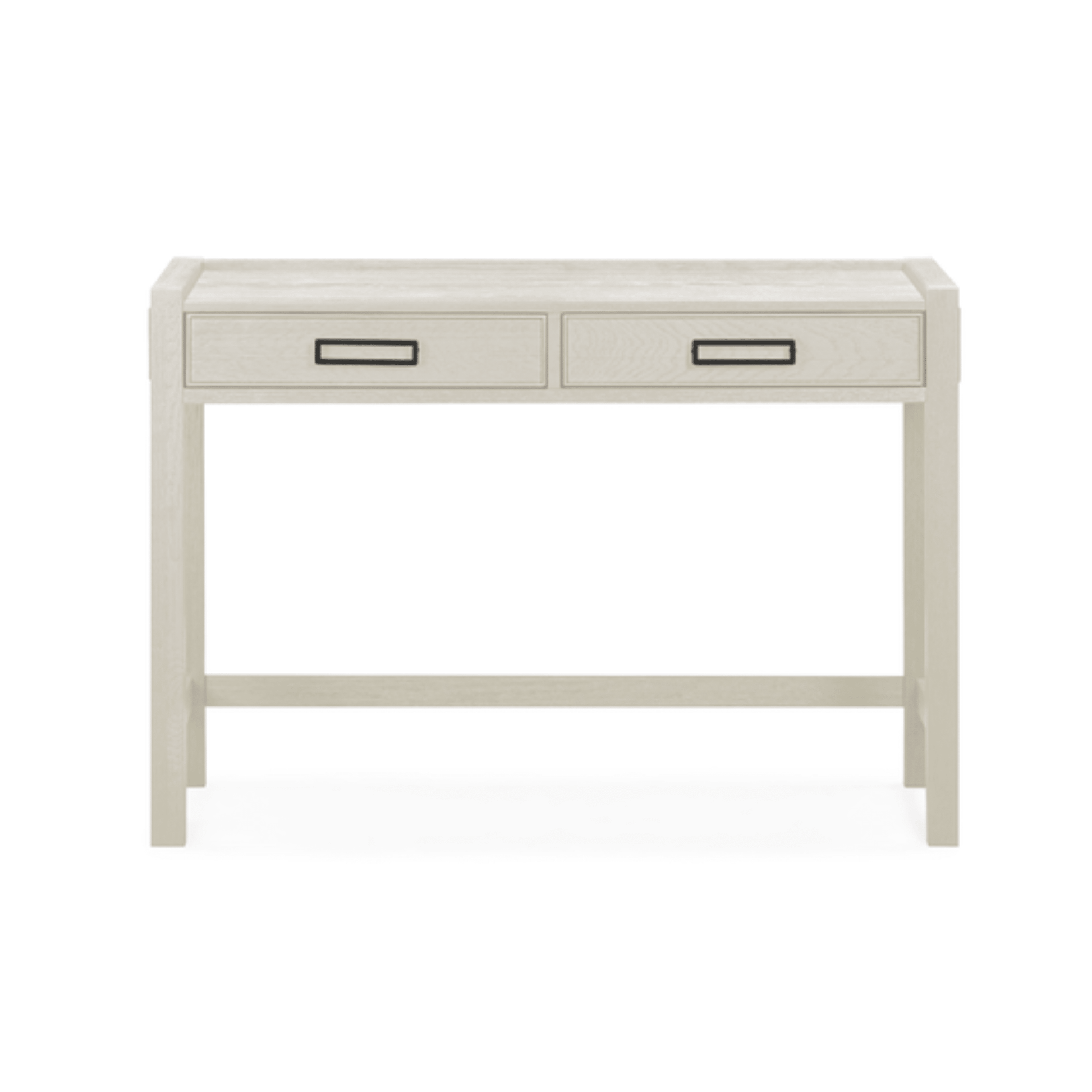 Soho Cream Oak Veneer 2 Drawer Dressing Table - Bridgnorth Furniture