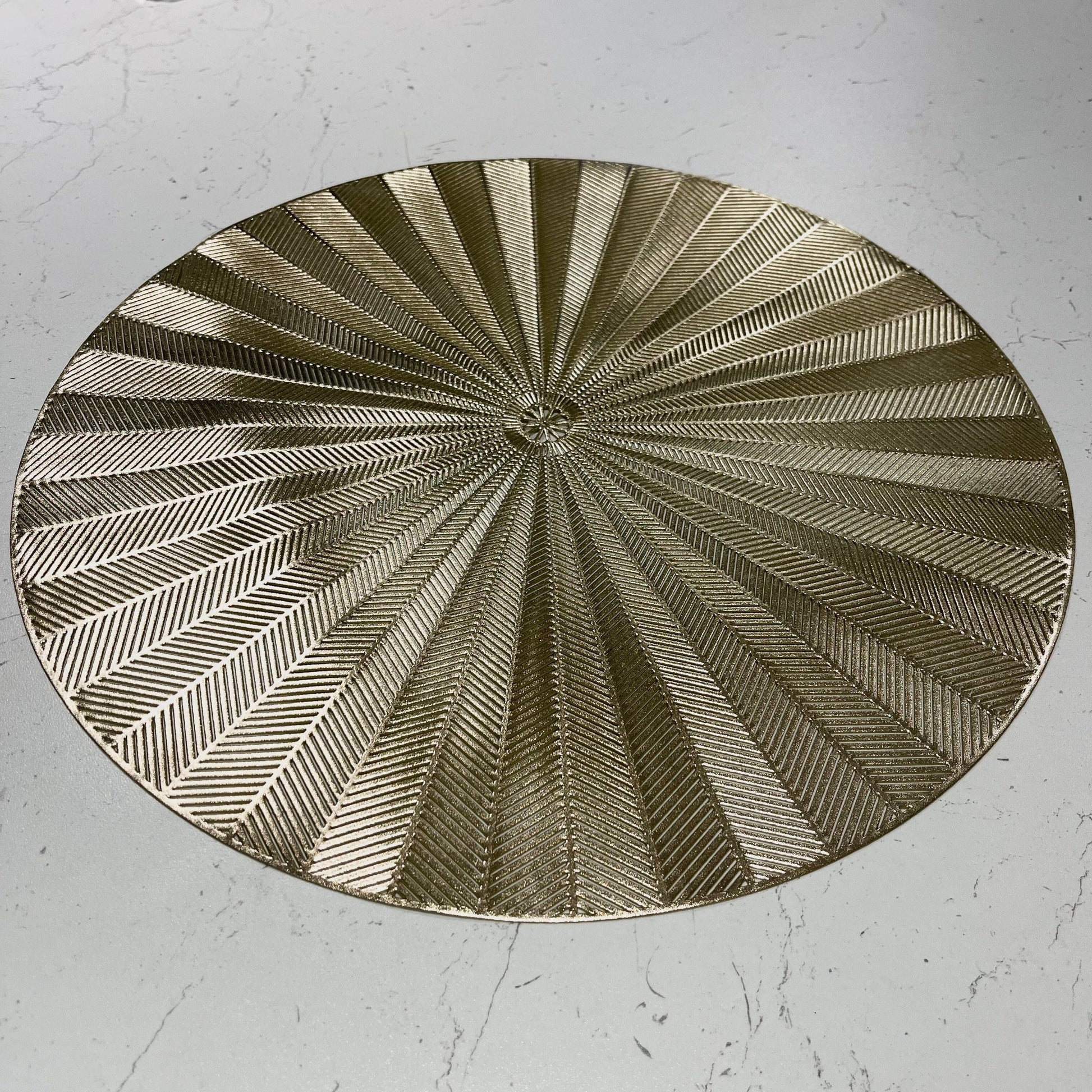 Sunburst Gold Round Placemat - Bridgnorth Furniture