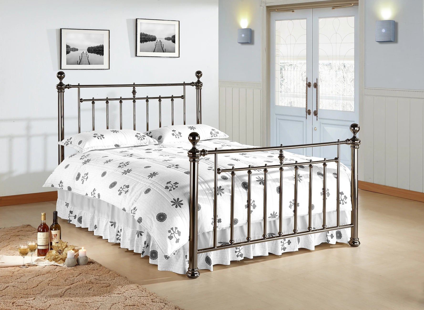 Alexander Metal Bed Frame - Bridgnorth Furniture