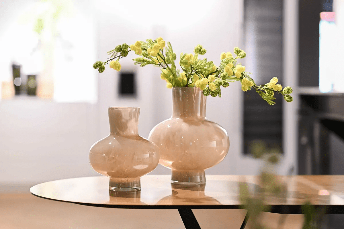 Vase MODEST - TAUPE Colour by DutZ - Bridgnorth Furniture