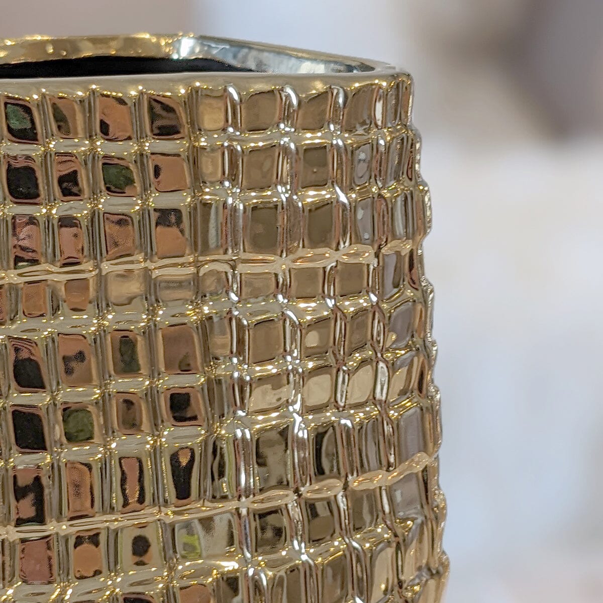 Vieste Gold Abstract Vases - Set of 3 - Bridgnorth Furniture