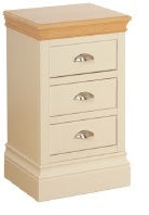 LUNDY COMPACT 3 DRAWER BEDSIDE