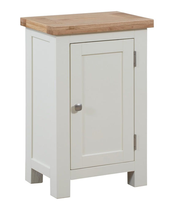 Chunky Oak Painted Lounge SMALL CABINET WITH 1 DOOR
