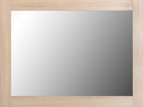 Light Oak Effect Veneer Mirror