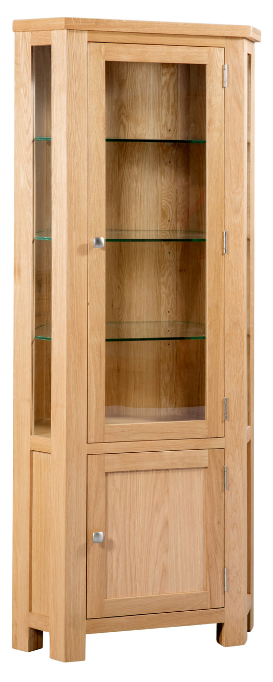 Drayton GLAZED CORNER DISPLAY* - Bridgnorth Furniture