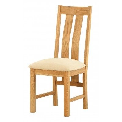 Upholstered Dining Chair - oak