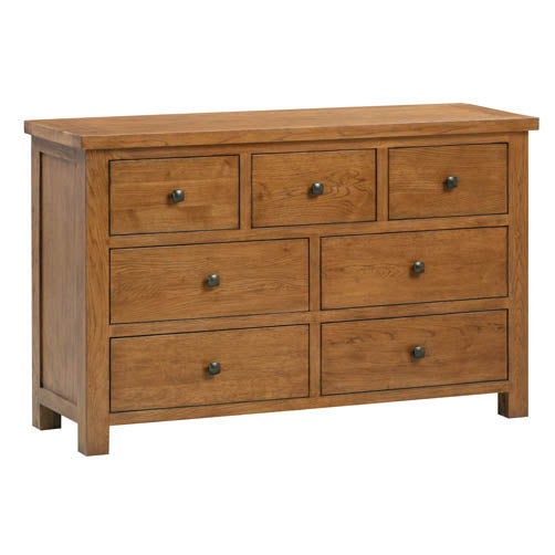 Drayton Rustic 3 OVER 4 CHEST - Bridgnorth Furniture