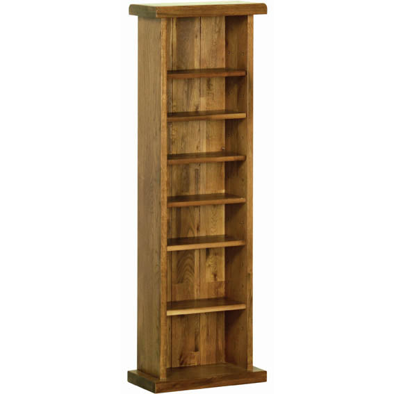Rustic Oak CD/DVD RACK